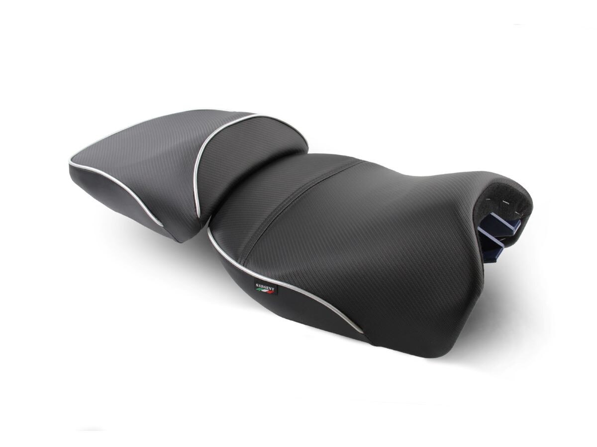 Ducati Multistrada V4 World Sport Seat with Silver Welt.